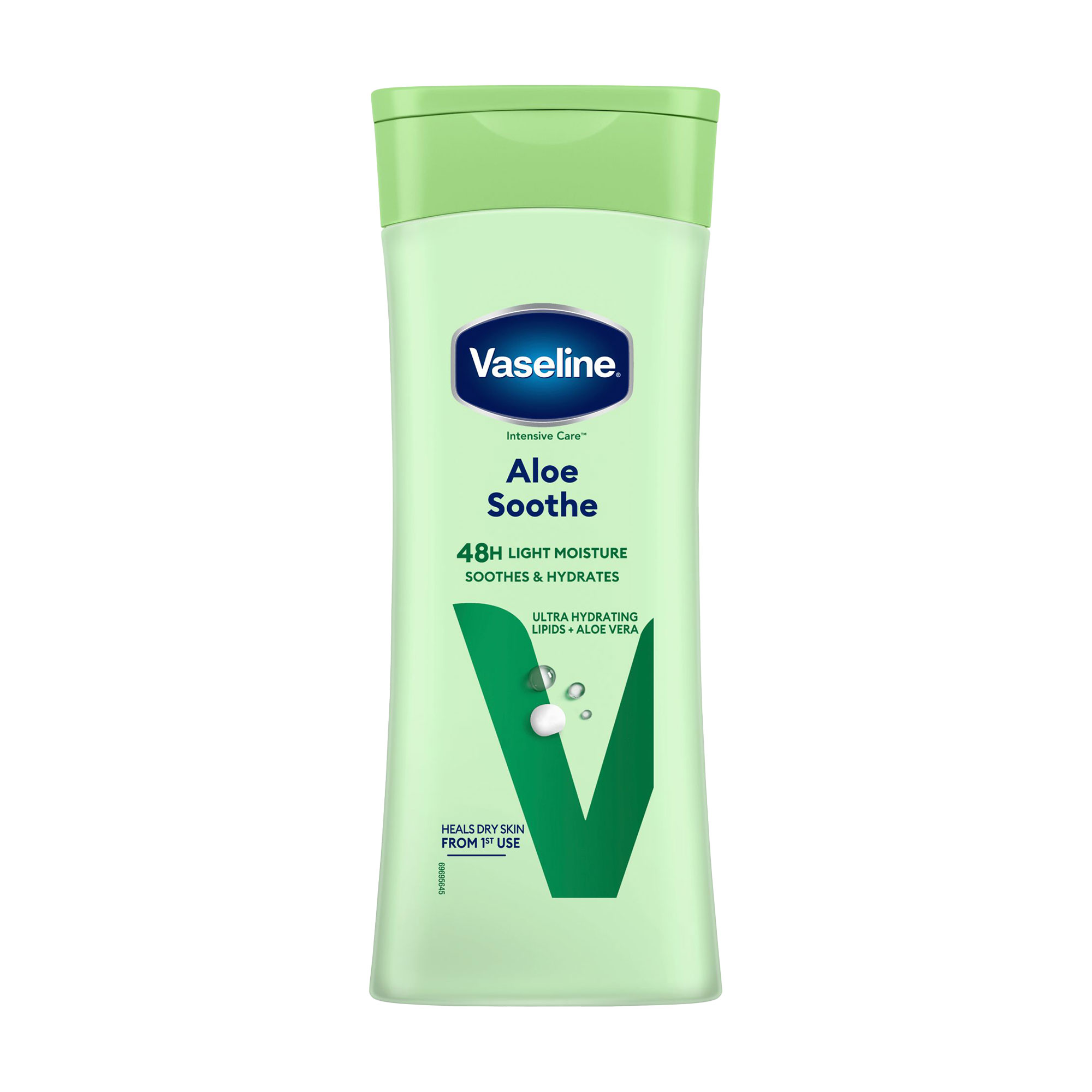Заспокійливий лосьйон для тіла Vaseline Intensive Care Aloe Soothe Lotion, 400 мл